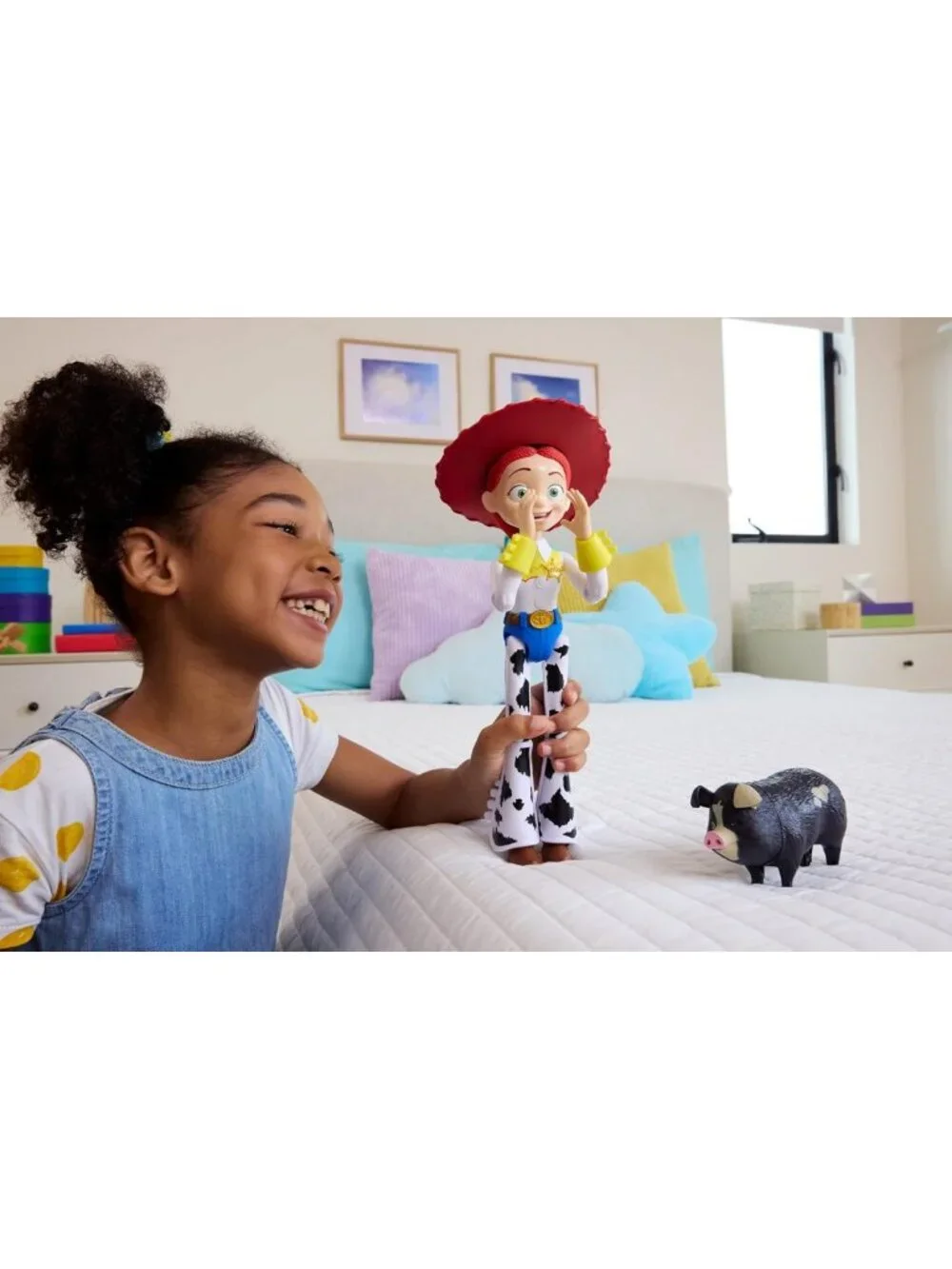 12-Inch Posable Toy Story 5 Jessie Action Figure with 35+ Sounds & Phrases